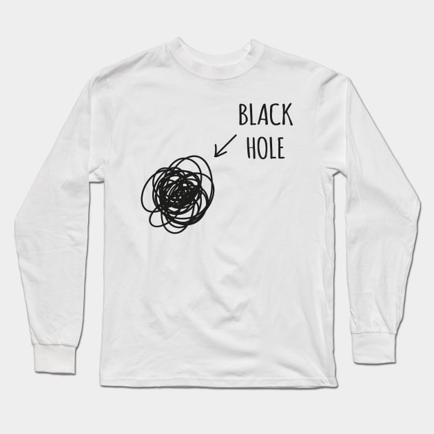 Black hole Long Sleeve T-Shirt by Shirtbubble